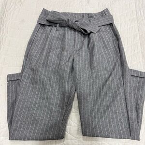 Indigo Rein Gray Pinstripe Women's Trousers